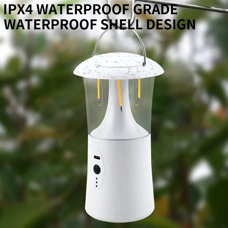 LumiTrail Solar Campinglampe | 3 Lichtmodi | IPX4 Wasserdicht