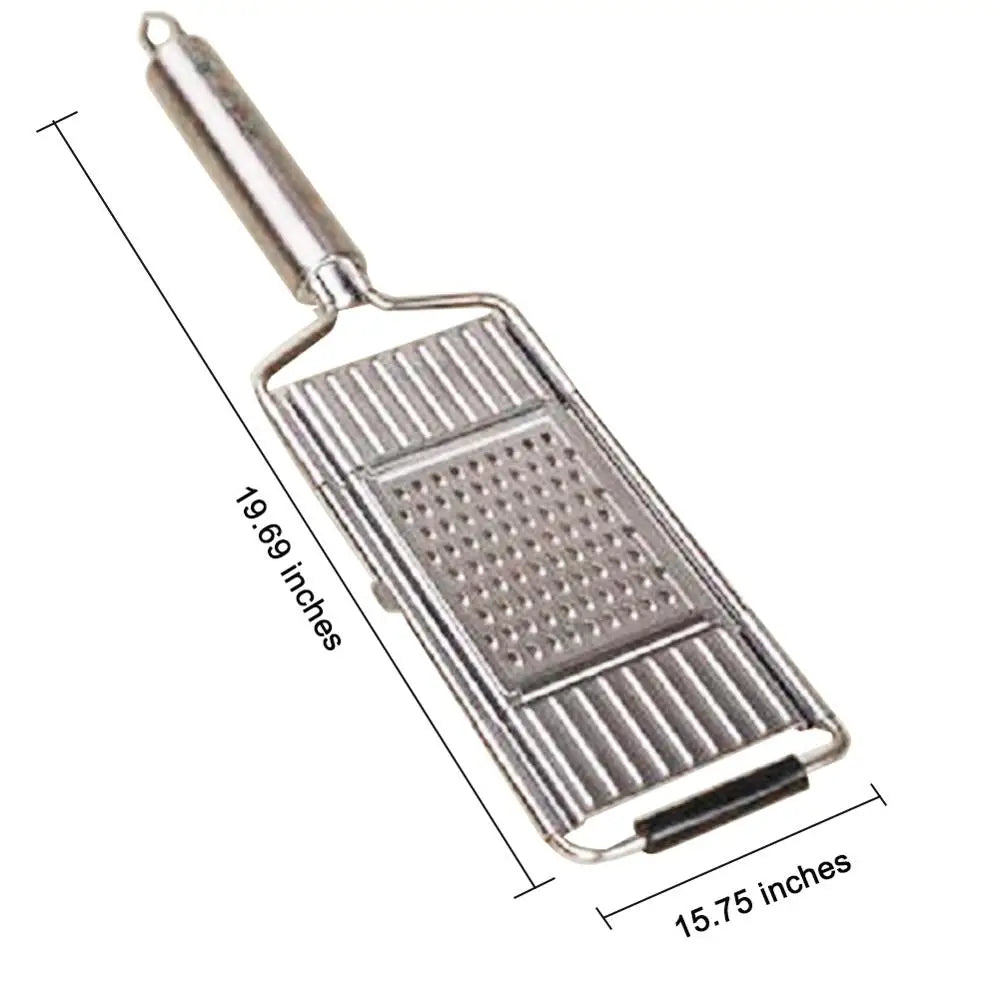 Küchenschnitt Reibeschneider | 3 Reibeflächen | Ergonomisch | Rostfreier Edelstahl