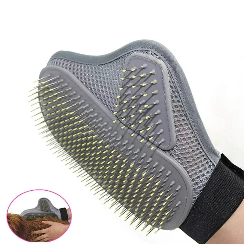 FurRelief | Fellpflege-Handschuh für Haustiere | Sanfte Massage, Haarentfernung & hautfreundliches Material | Für Hunde, Katzen & Kleintiere