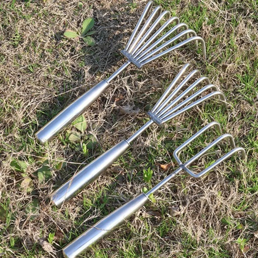 WeedMaster Unkrautjäter aus Edelstahl | 29 cm Handwerkzeug | Ergonomisch & Rostfrei | Für Garten & Beetpflege
