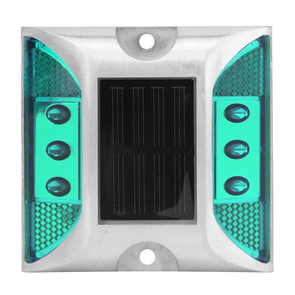 Solavix Solar-Bodenleuchte | Sichtbarkeit bis 1000 m | Wetterfest & Stromfrei | Für Einfahrt & Weg