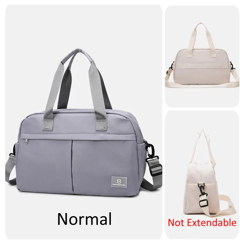 LuganoFlex Travel Bag | Erweiterbar & Flexibel | Geräumig & Stilvoll | Wasserabweisend