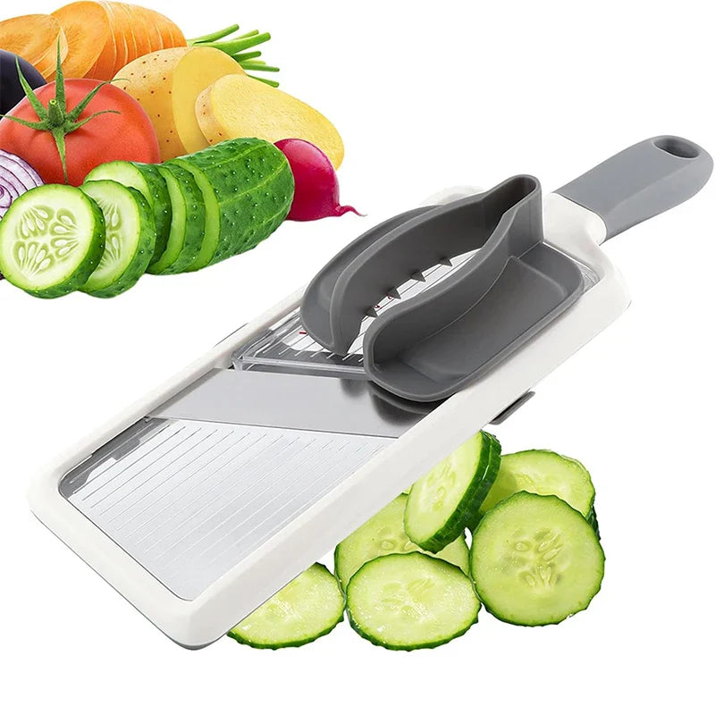 SlicePro | Multifunktionaler Mandoline-Hobel | Verstellbare Edelstahlklinge | Kompakt