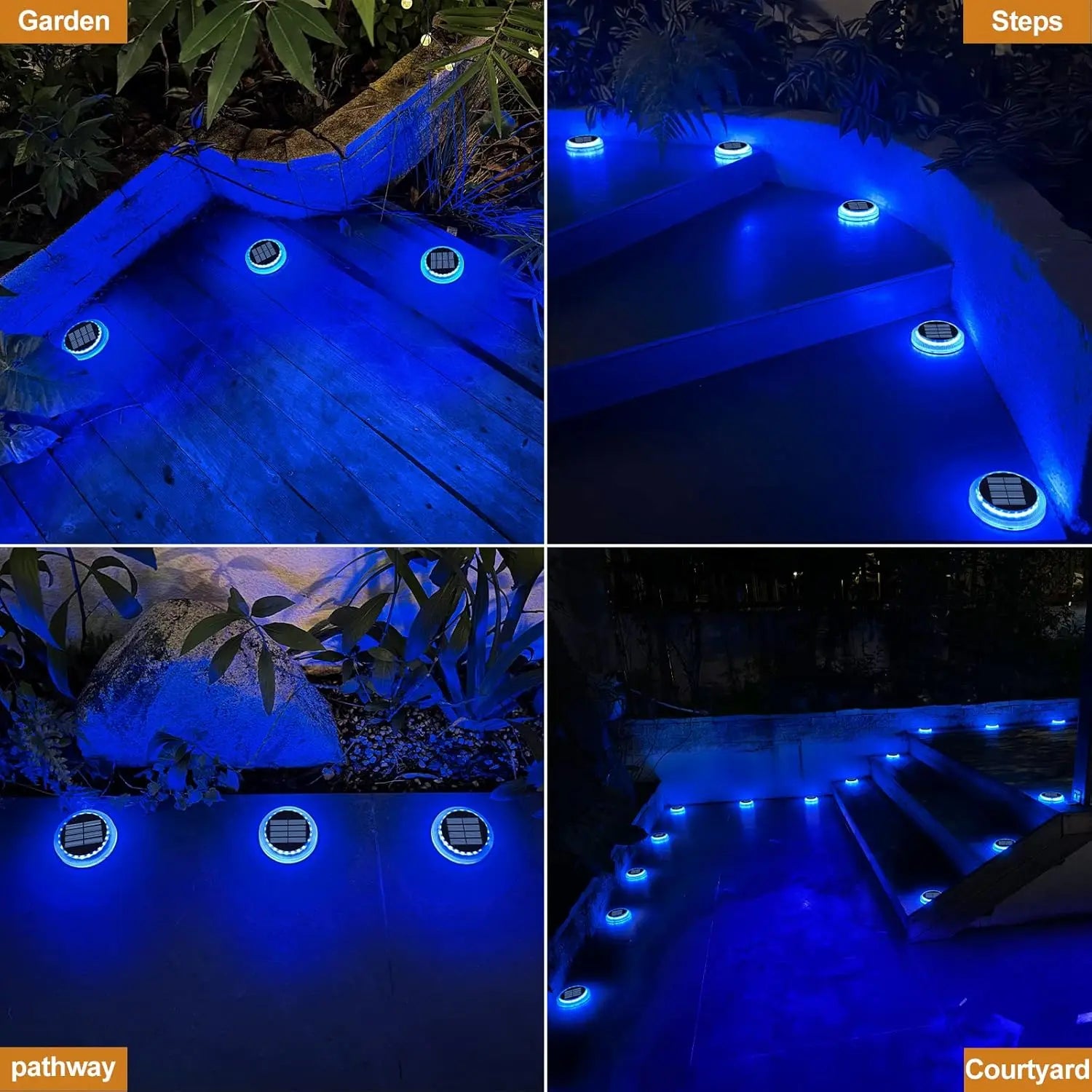 Lumora Außenlichter | Solar LED | Wetterfest & Stromlos | Für Garten & Treppe