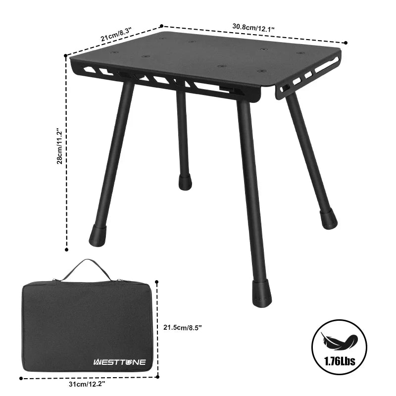 OutdoorPro | Faltbarer Campinghocker | Ultraleicht | Multifunktional