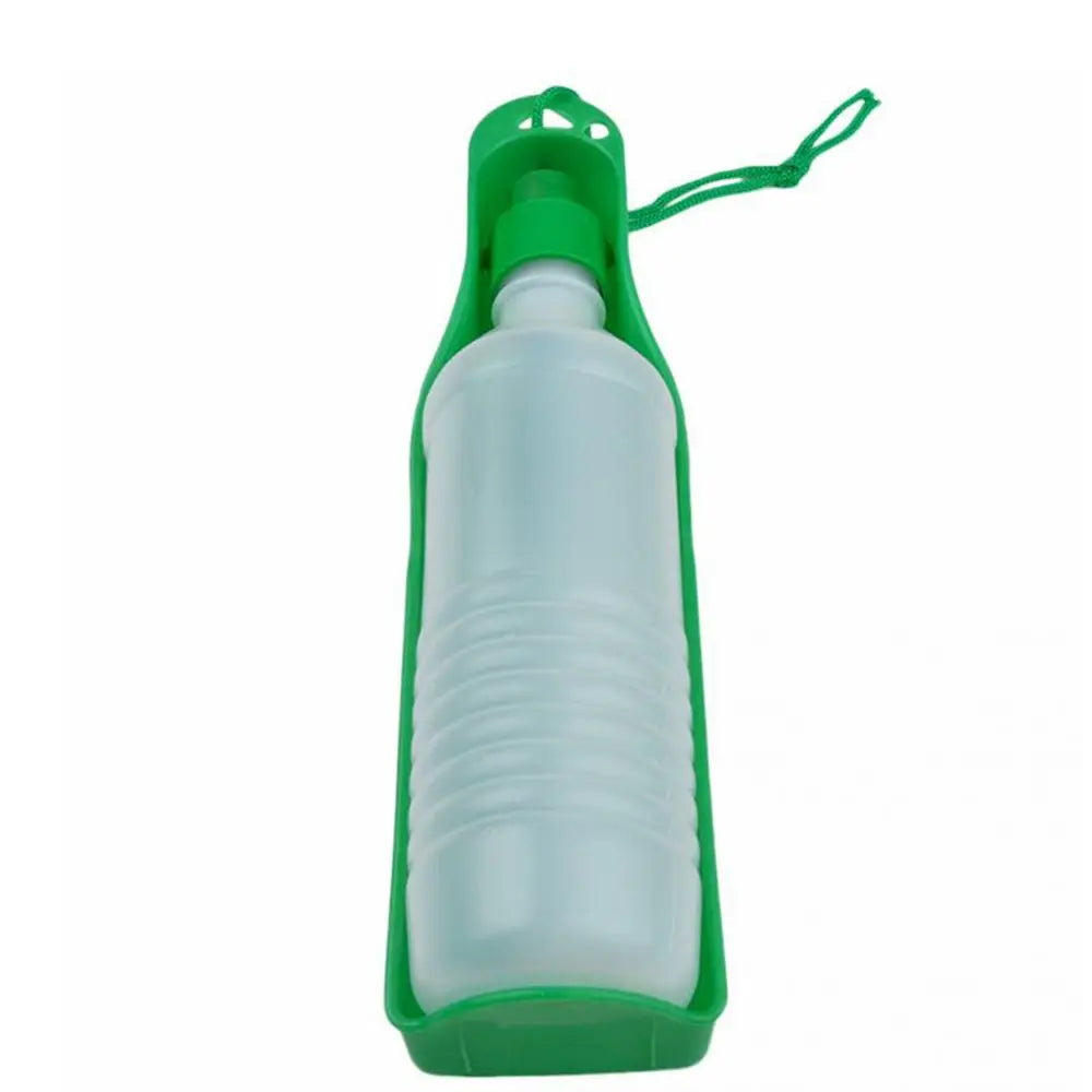 HydroPaw Travel Bottle | Hunde Trinkflasche mit Schale | Einhand-Bedienung & Auslaufsicher | BPA-frei & Kompakt