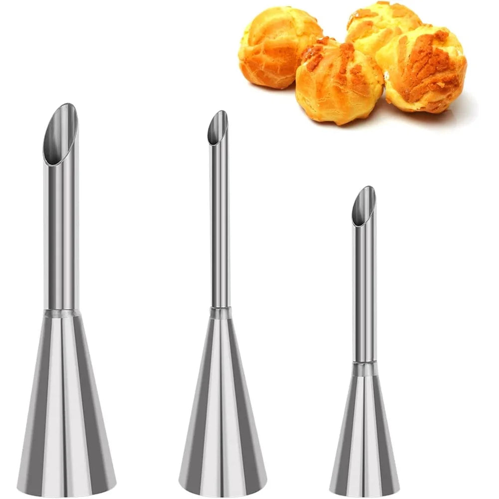 PâtisserieMaster Spritztüllen-Set | 3-teilig | Präzision & Ergonomie für Backliebhaber