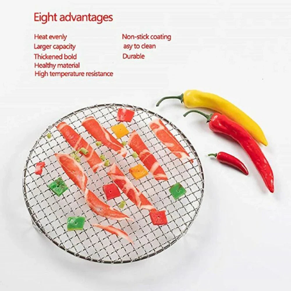 FireGrill | Edelstahl Grillgitter | Hitzebeständig & Vielseitig | Für Garten & Camping