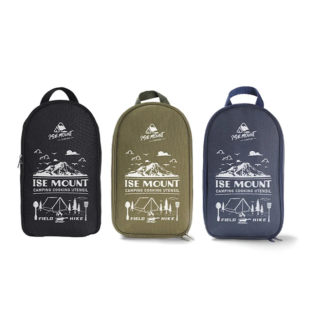 Nomadiq Kochset | 9-teilig | Edelstahl Outdoor-Küchenzubehör | Mit Tragetasche