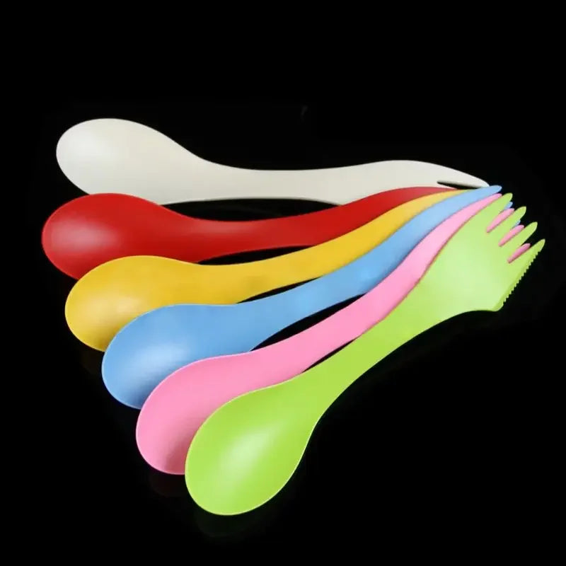 TrekMate SporkSet | 3-in-1 Outdoor-Besteck | Hitzebeständig & Langlebig | 6er Set