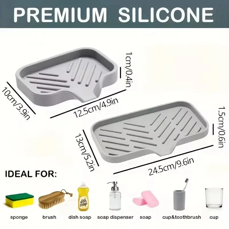 Silinova Spülmatte | Silikon Ablage & Wasserauffang | Hitzebeständig & Hygienisch