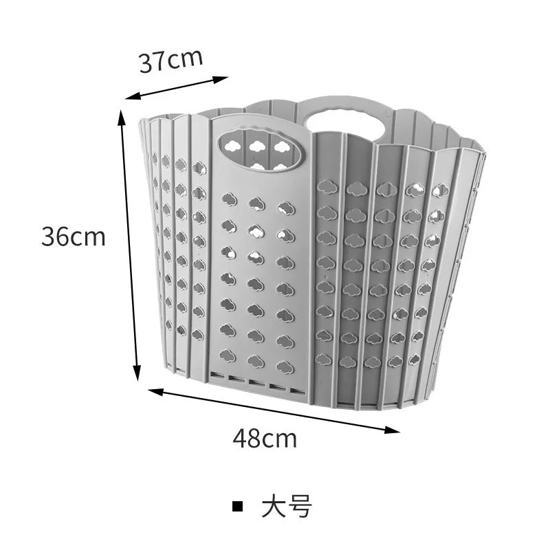 FlexiBasket Wäschekorb | Faltbar & Platzsparend | Robustes PP-Material | In 4 Farben