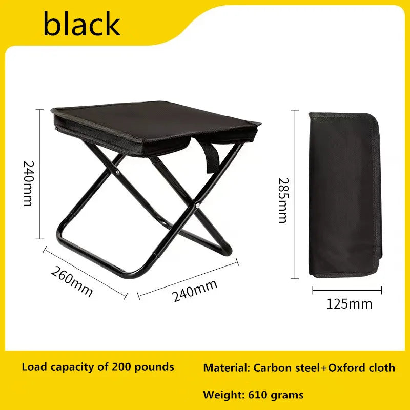 Campurio Faltstuhl | Ultraleicht & Robust | Für Camping & Outdoor | 900g Aluminium