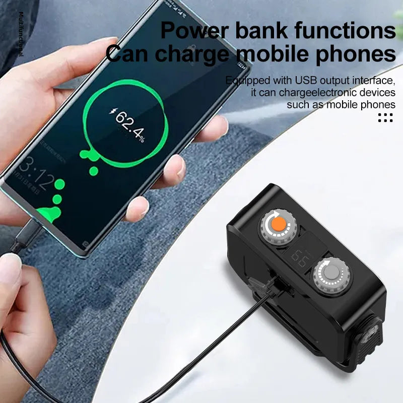 LumiMax | LED Arbeitsstrahler | Dimmbar & Powerbank | Kompakt & Vielseitig