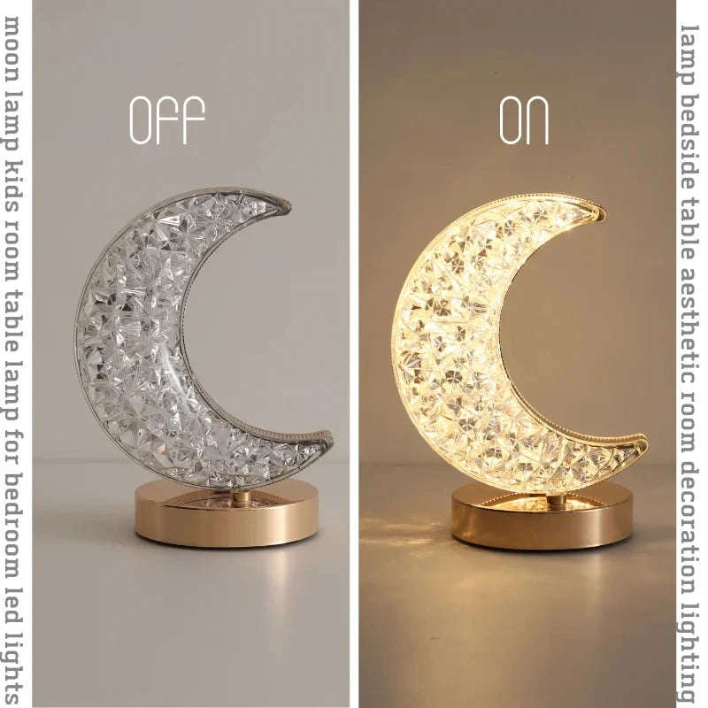 NovaGlow 3D-Lampe | Touch-Dimmung | 3 Lichtfarben | USB-aufladbar & Tragbar