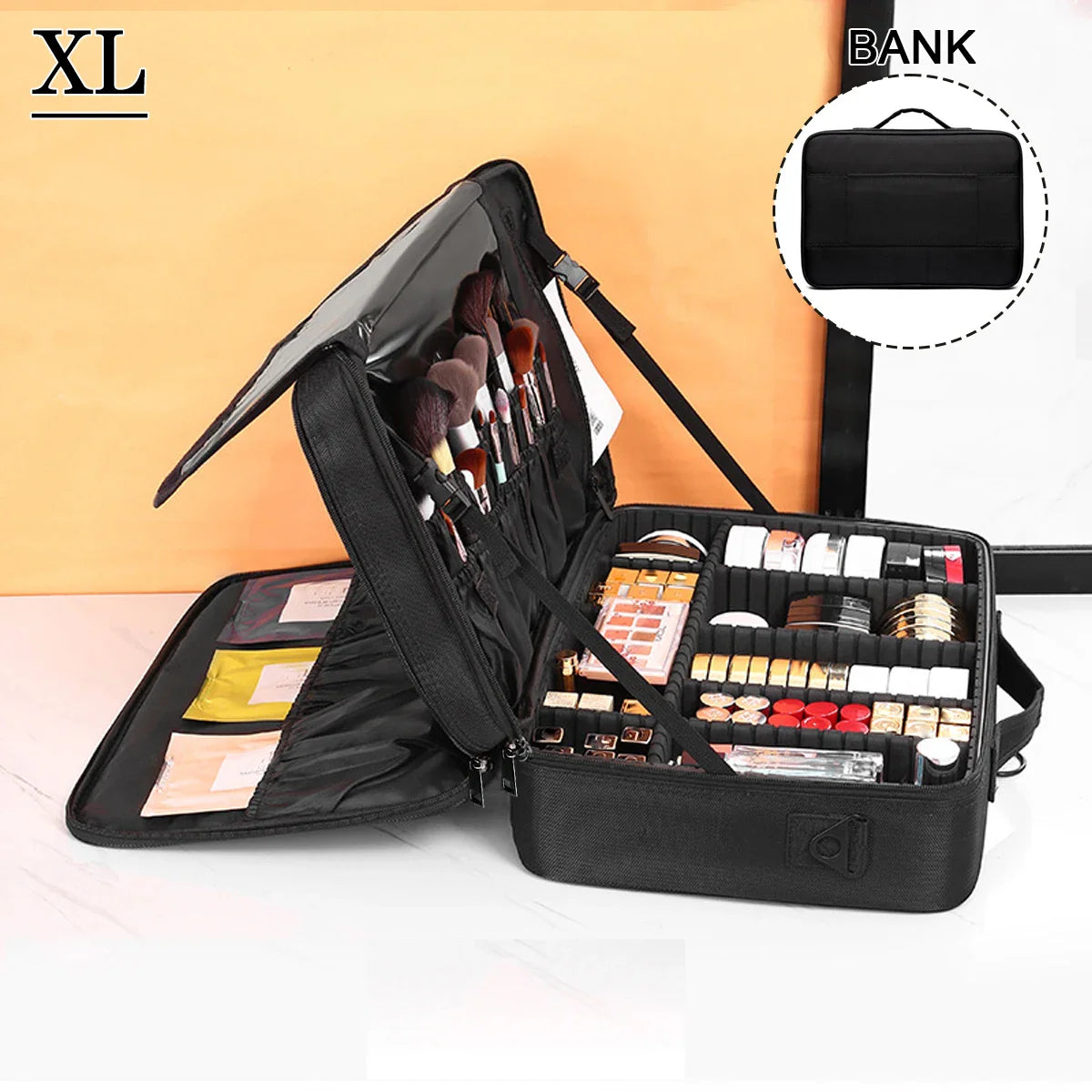 BeautyBox Pro | Make-up-Tasche für Profis | Robustes Design & Maximale Ordnung