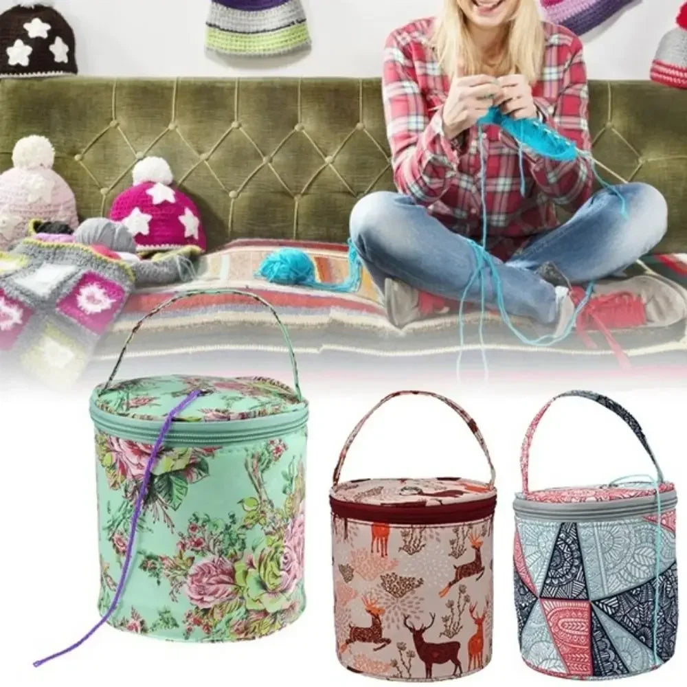 WoolTote | Garn-Aufbewahrungstasche | Kompakt & Praktisch | Robustes Polyester