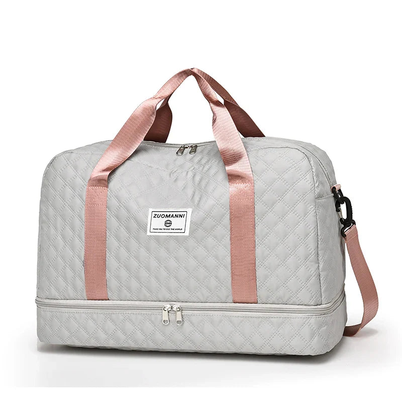 TravelMate | Flexbag | Viel Stauraum & Praktische Aufteilung | Nassfach & Schuhfach Getrennt | Flugtauglich