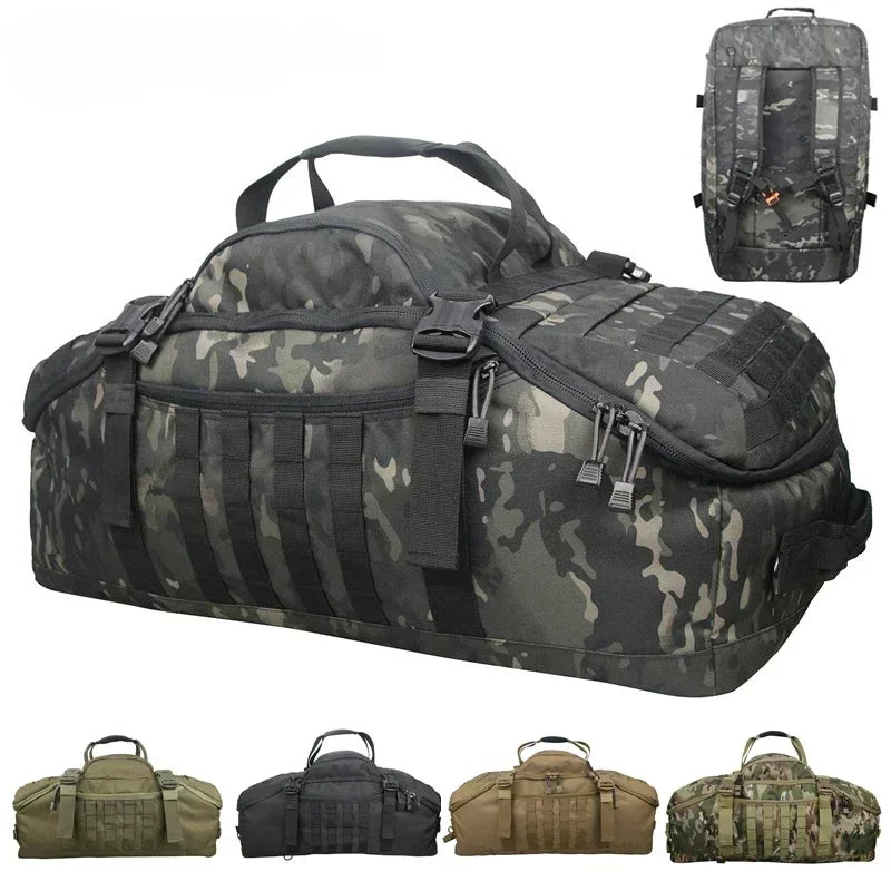 Roventrek | Outdoor Dufflebag 3-in-1 | Wasserdicht & Molle-kompatibel | 40–80L Volumen