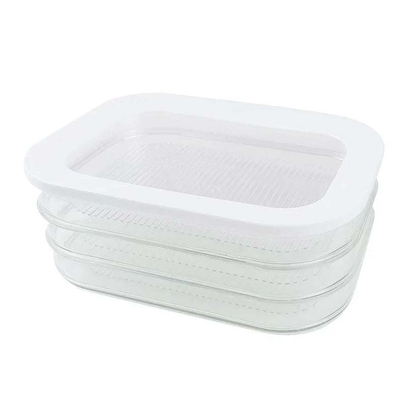 FreshGuard Frischhaltebox | BPA-frei | Luftdicht & Stapelbar | 2 Liter