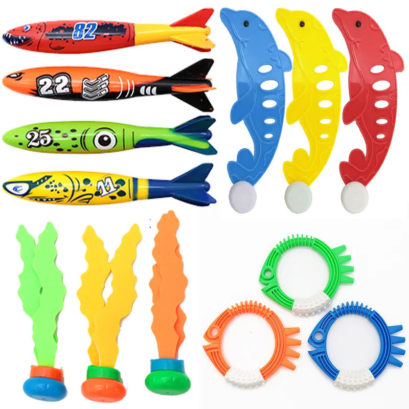 AquaSplash | Tauchspielzeug-Set | Bunt und Spaßig | Ideal für Kinder ab 4 Jahren