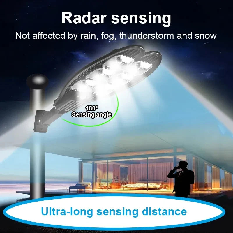 Luxora Solarleuchte | COB-LEDs | 3 Beleuchtungsmodi | Wetterfest | Fernbedienung
