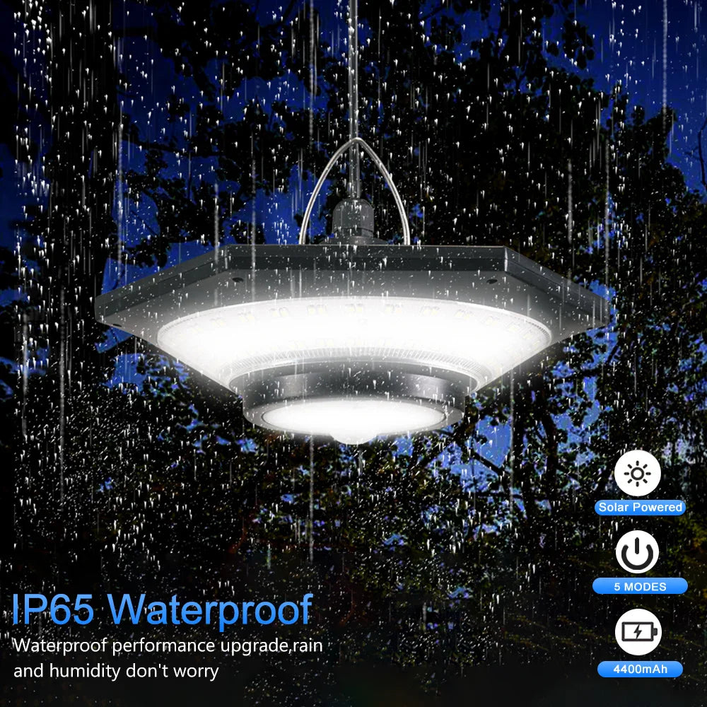 SoluxBeam Solar LED Lampe | 1200 Lumen | 228 LEDs | Bewegungsmelder & Fernbedienung | IP65
