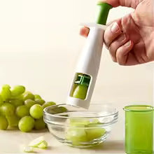 FruitSlice Pro | Obstschneider | Sicher & Schnell | Für Trauben, Tomaten & Kleinfrüchte