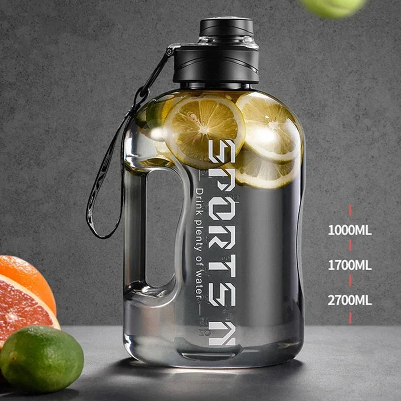 Aquavoro Trinkflasche | 1.7L | 2.7L | Tritan | Outdoor | BPA-Frei