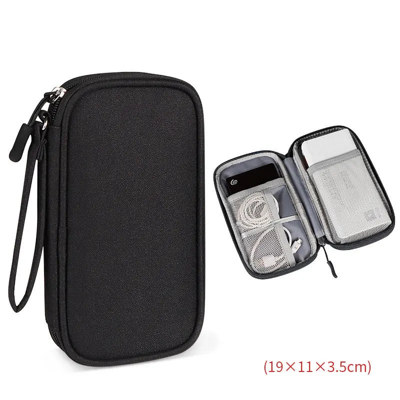 Tekvanta GearPouch | Organizer-Tasche Digital | Kompakt & Nachhaltig | Für Kabel & Zubehör