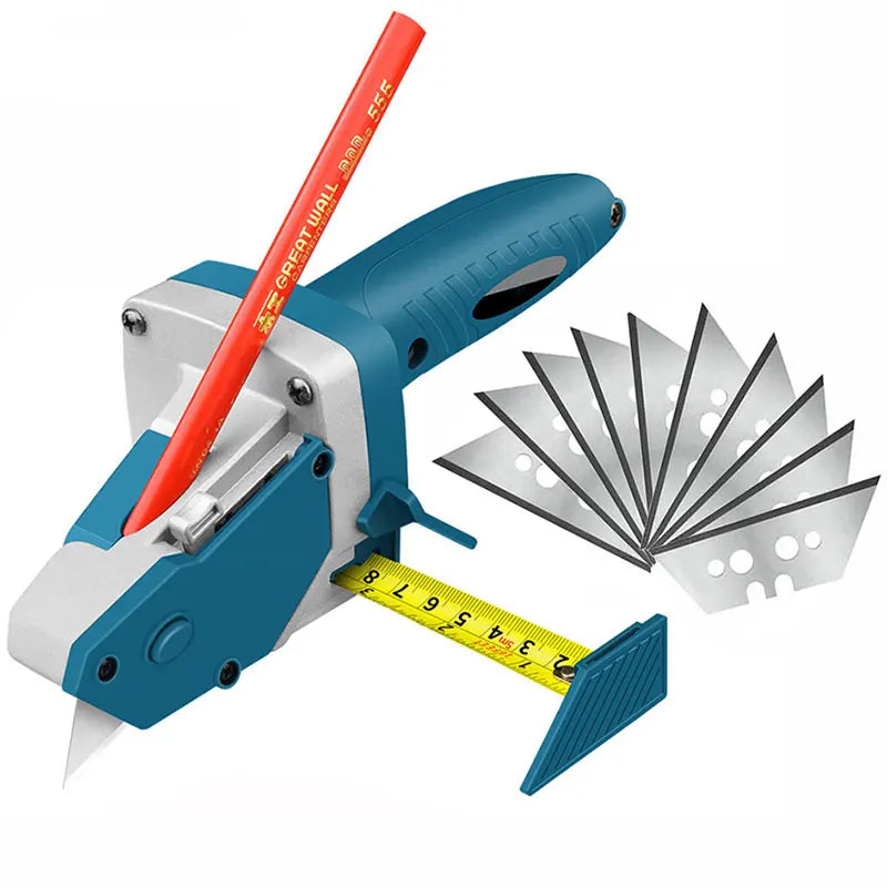 SharpCut | Gipskartonschneider | Integriertes Maßband | Staubfreies Schneiden