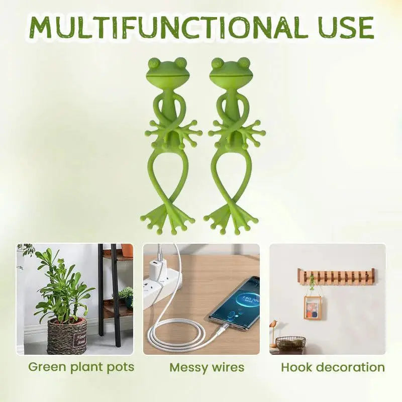 FroggiFix | Pflanzenhalter im Froschdesign | Dekorativ & Funktional | Für Garten & Balkon