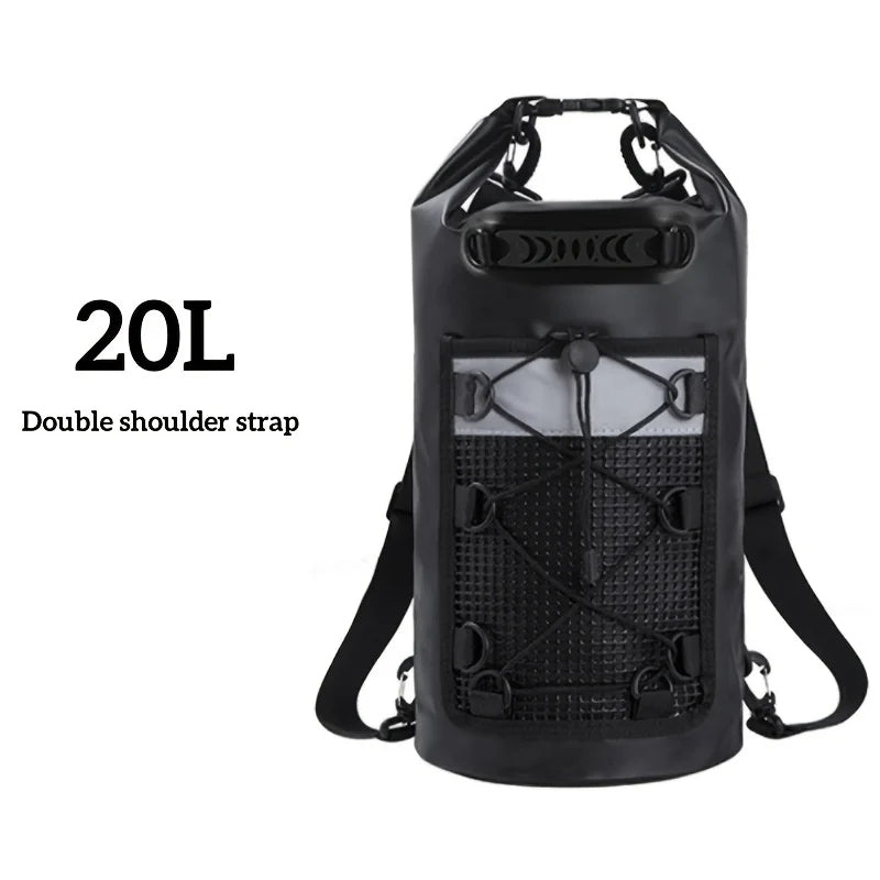 AquaSafe DryBag | Wasserdicht | Rolltop-Verschluss | PVC | 10L-30L