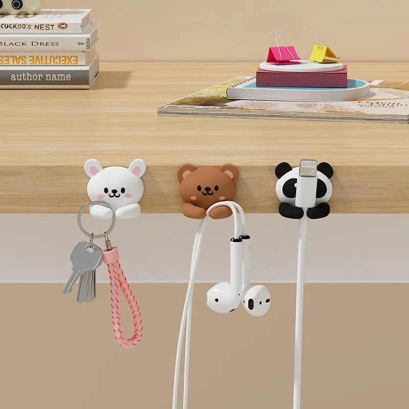 CableBuddy Tier Kabelhalter | Selbstklebend & Süßes Design