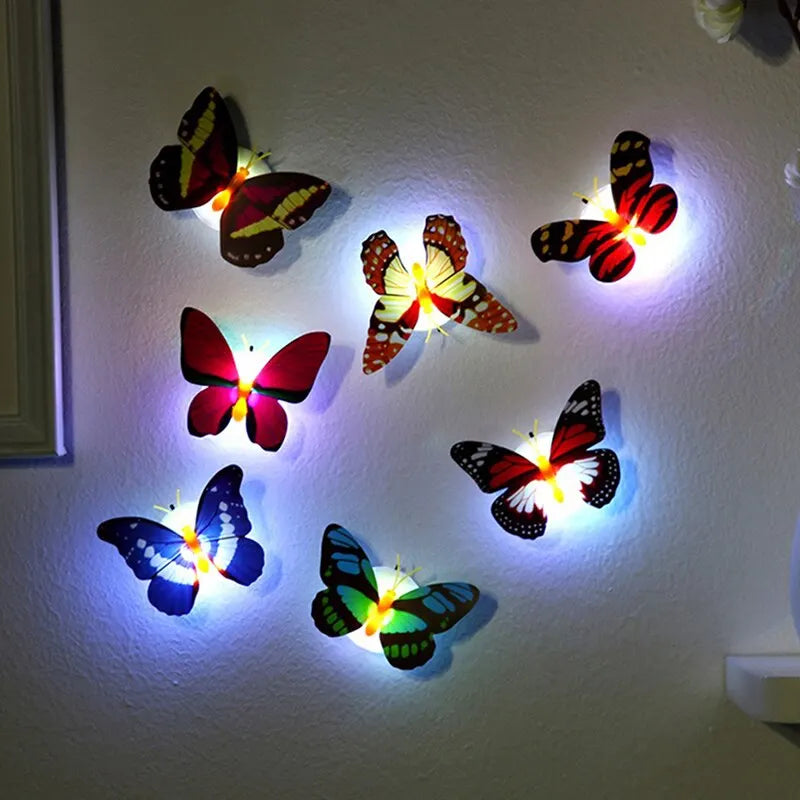 Glowfairy LED Schmetterlinge | 12er Set | Leuchtend & 3D | Für Wand & Kinderzimmer