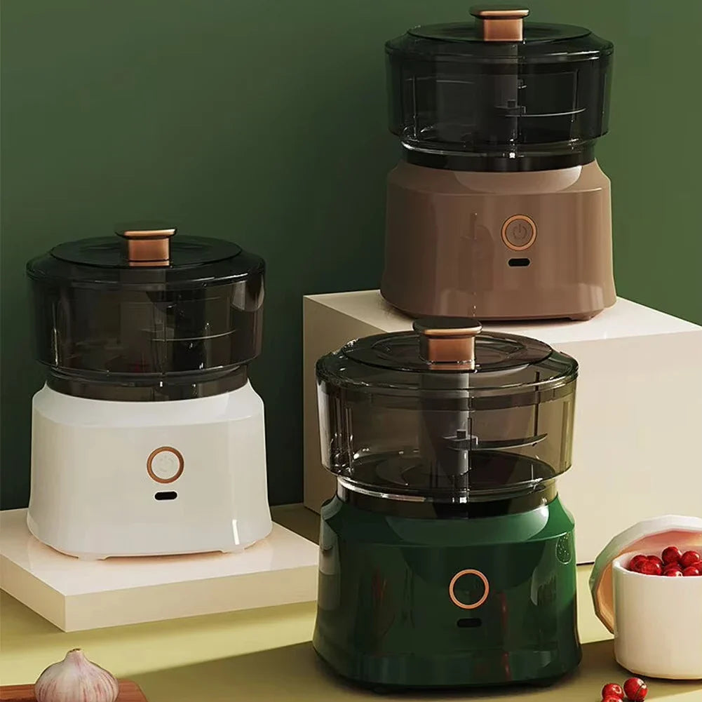 Chopina Mini-Hacker | Kabellos & USB-Ladung | Kompakt & Kraftvoll | Ideal Für Babynahrung, Nüsse & Kräuter | 350 ml Fassungsvermögen