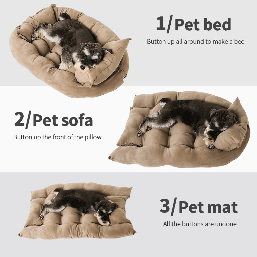 WarmDog 3-in-1 Bett – Wärme, Geborgenheit & Freude für dein Tier!
