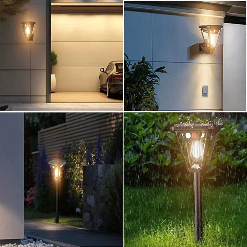 SolarGlow | 2-in-1 LED-Solarlampe | Intelligente Beleuchtung | Kabellos & Umweltfreundlich