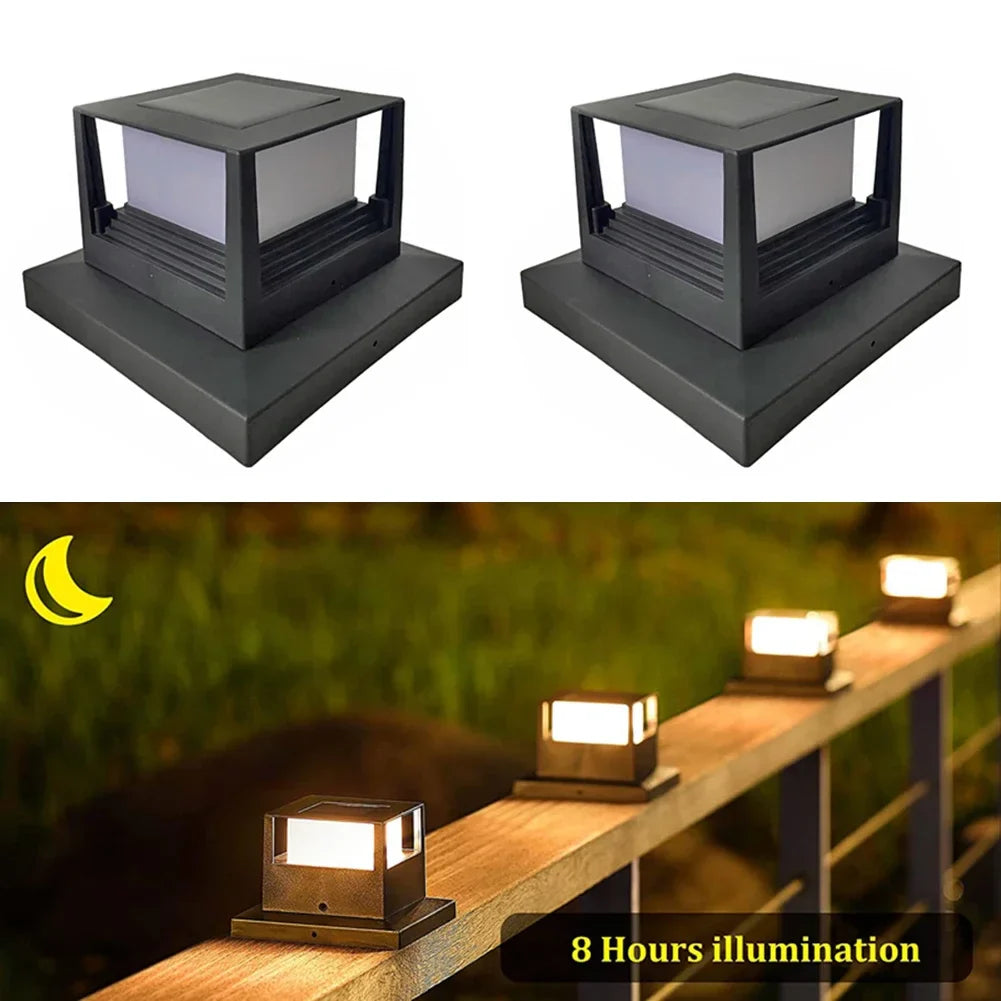 LumoSolar DuoLight | Solarstrahler mit Zwei-Farbmodus | Wetterfest & Automatische Steuerung | 8 Stunden Leuchtdauer