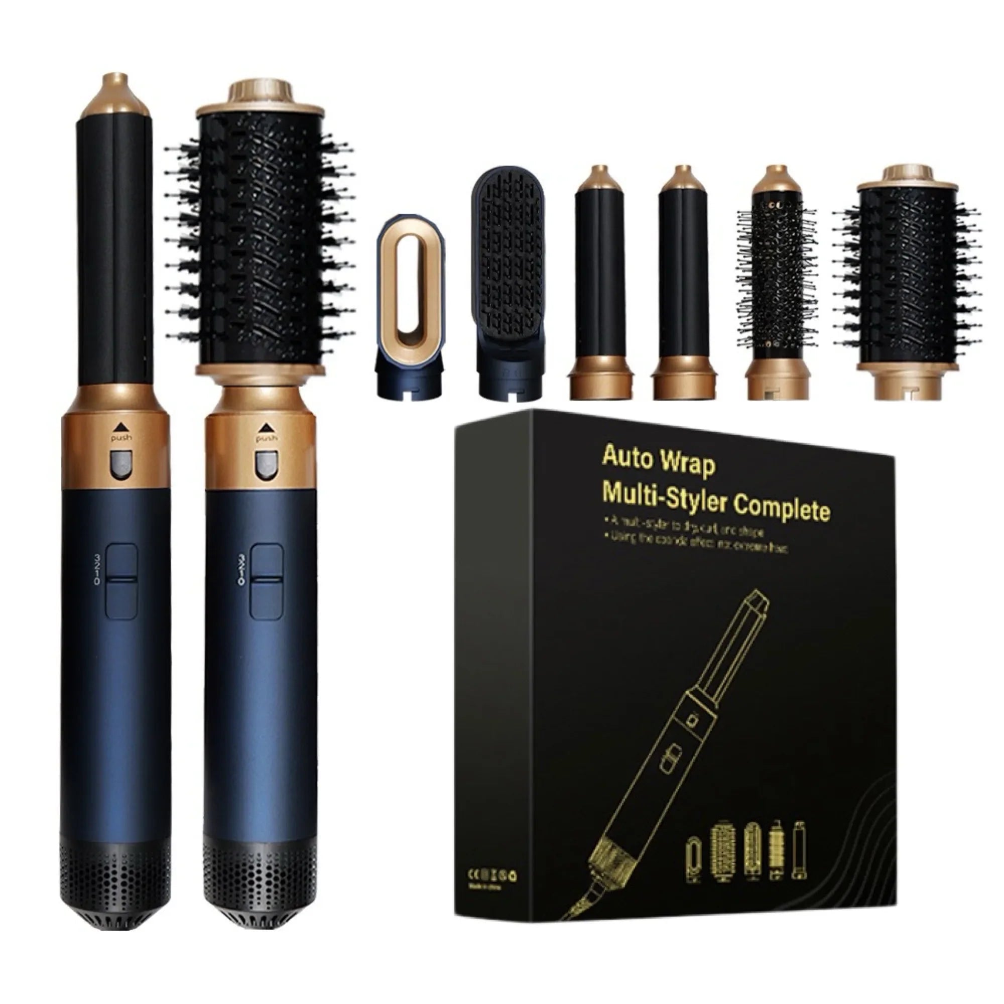GlowMuse AirStyle | 6-in-1 Multistyler | Für Glätten, Locken & Volumen | Keramik-Technologie