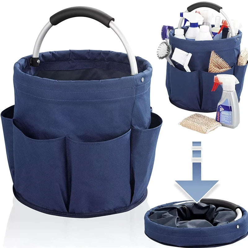 OrgoFlex Faltkorb | 17L Volumen | Mit Außentaschen | Wasserabweisend & Kompakt