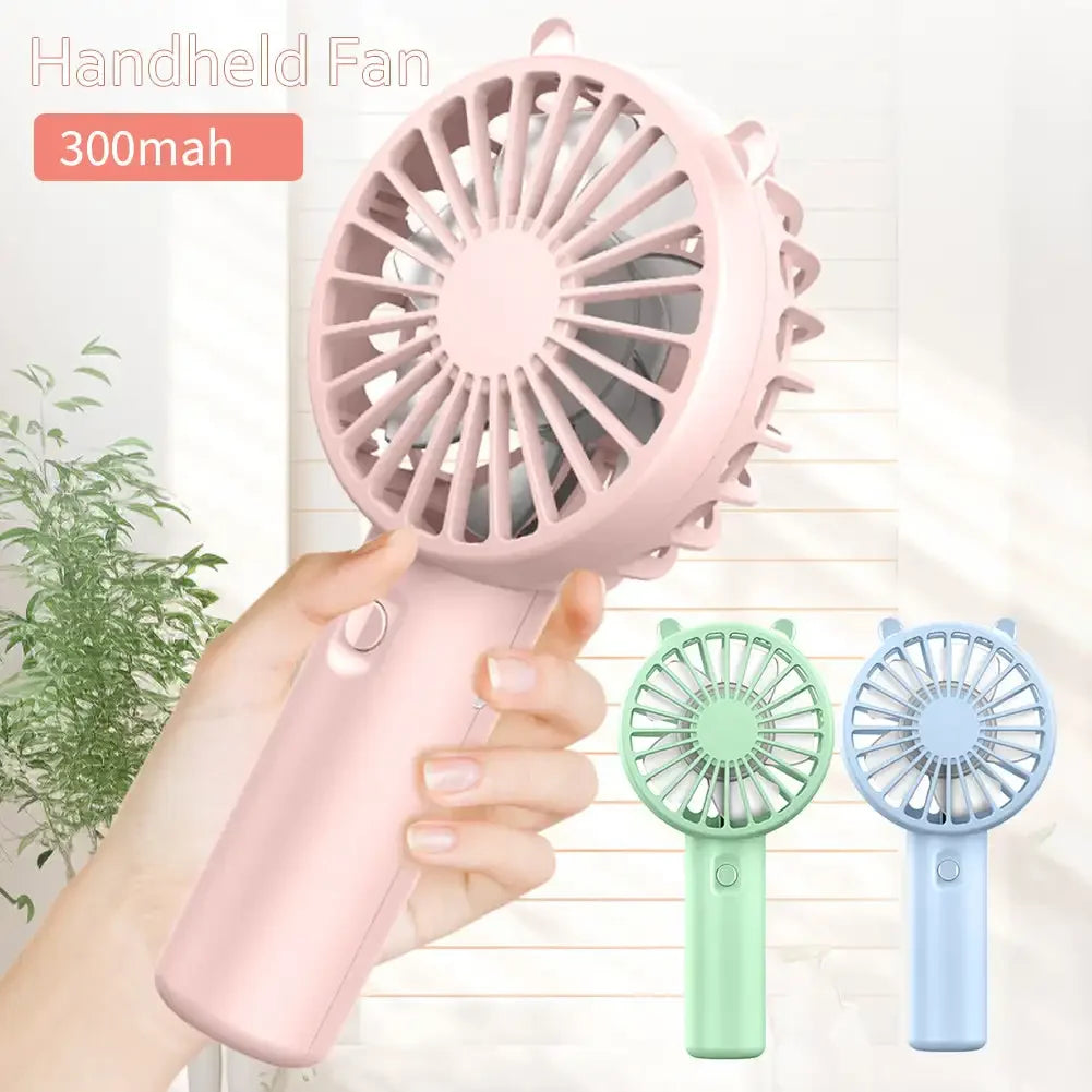 Coolivo Mini Fan | Tragbarer Handventilator | 3 Stufen | USB-Aufladung & Leise
