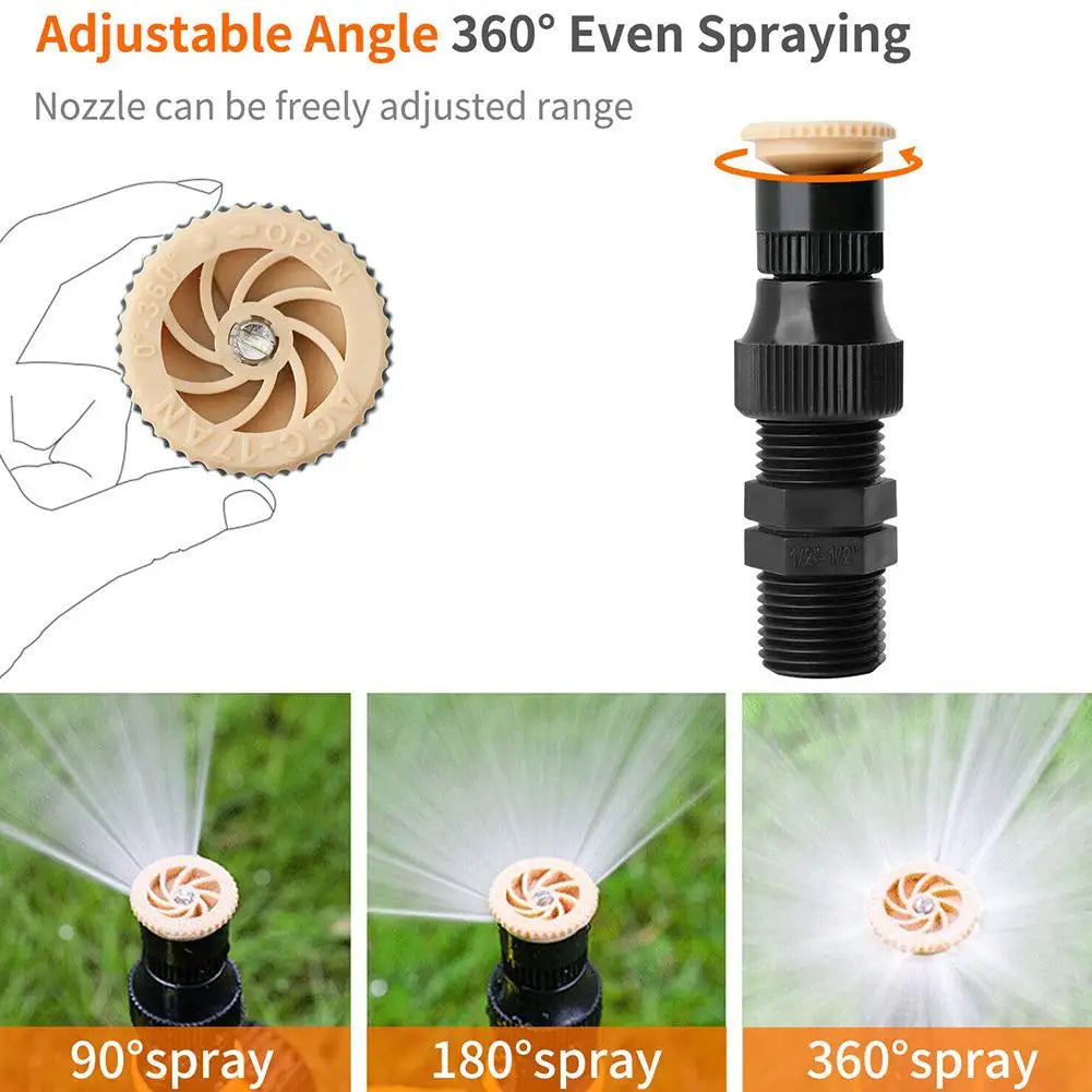AquaSpin Pro360 | 360° Aufprallregner | Effizient | Wetterfest | Einfach zu installieren