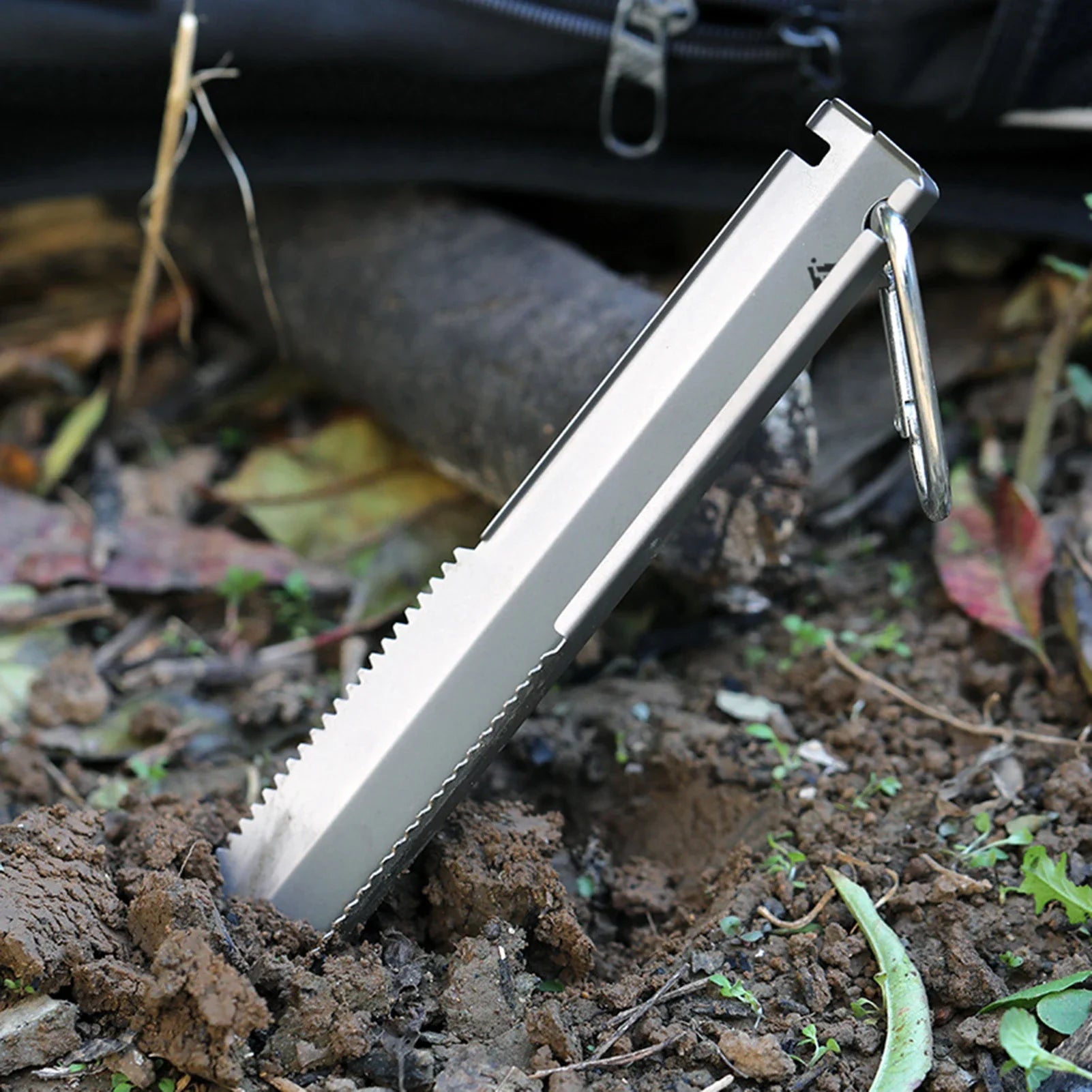 TitanEdge UltraSpade | Titan-Schaufel | Ultraleicht & Rostfrei | Mit Clip & Tasche