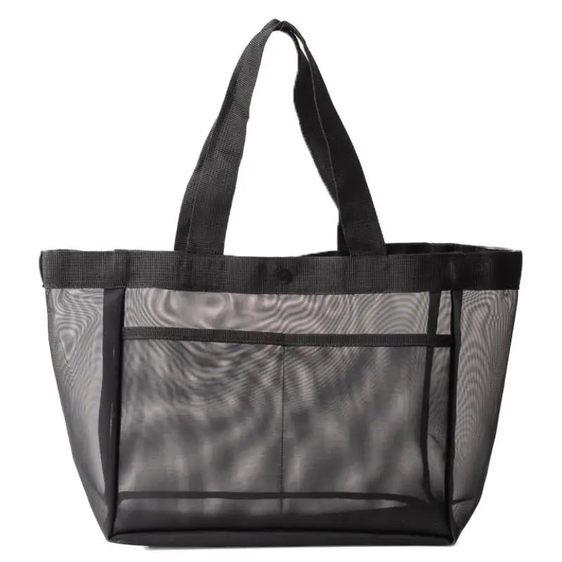 Ventora | Mesh-Strandtasche & Sporttasche | Atmungsaktiv, schnelltrocknend & ultraleicht | Für Strand, Fitnessstudio, Sauna & Reisen