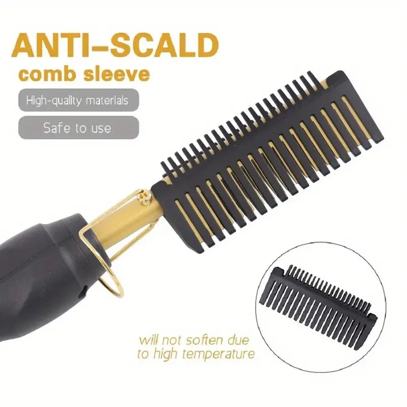 CurlNova | 2-in-1 Stylinggerät | Kupferbeschichtete Heizplatte | Schnelle Aufheizzeit