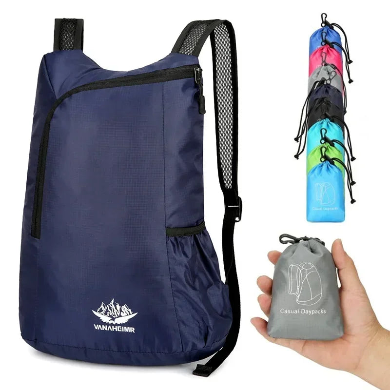 FoldAway PackLite | Faltbarer Tagesrucksack | 20L Volumen | Wasserabweisend & Kompakt