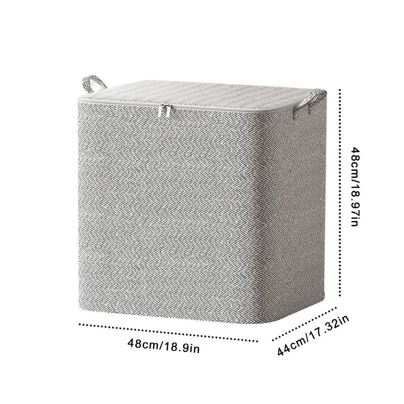 Storiva Faltbox Organizer | Sichtfenster & Reißverschluss | Staubdicht & Faltbar | Für Kleidung & Textilien