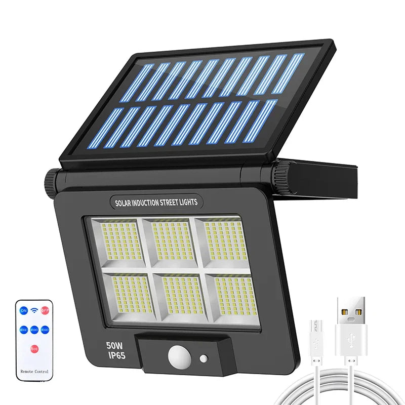 EcoBright SolarWall Light | Effizient & Wetterfest | 6000K Kaltweißes Licht | Für Außenwände & Gärten