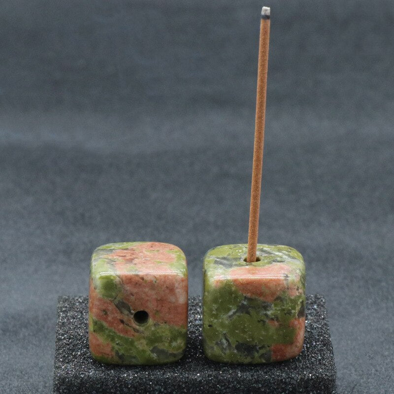 StoneAura Incense Holder | Edler Räucherstäbchenhalter aus Naturstein | Heilige Energie für dein Zuhause